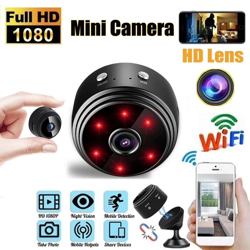 Mini Câmera WiFi A9 Camera 1080P HD (sem fio)